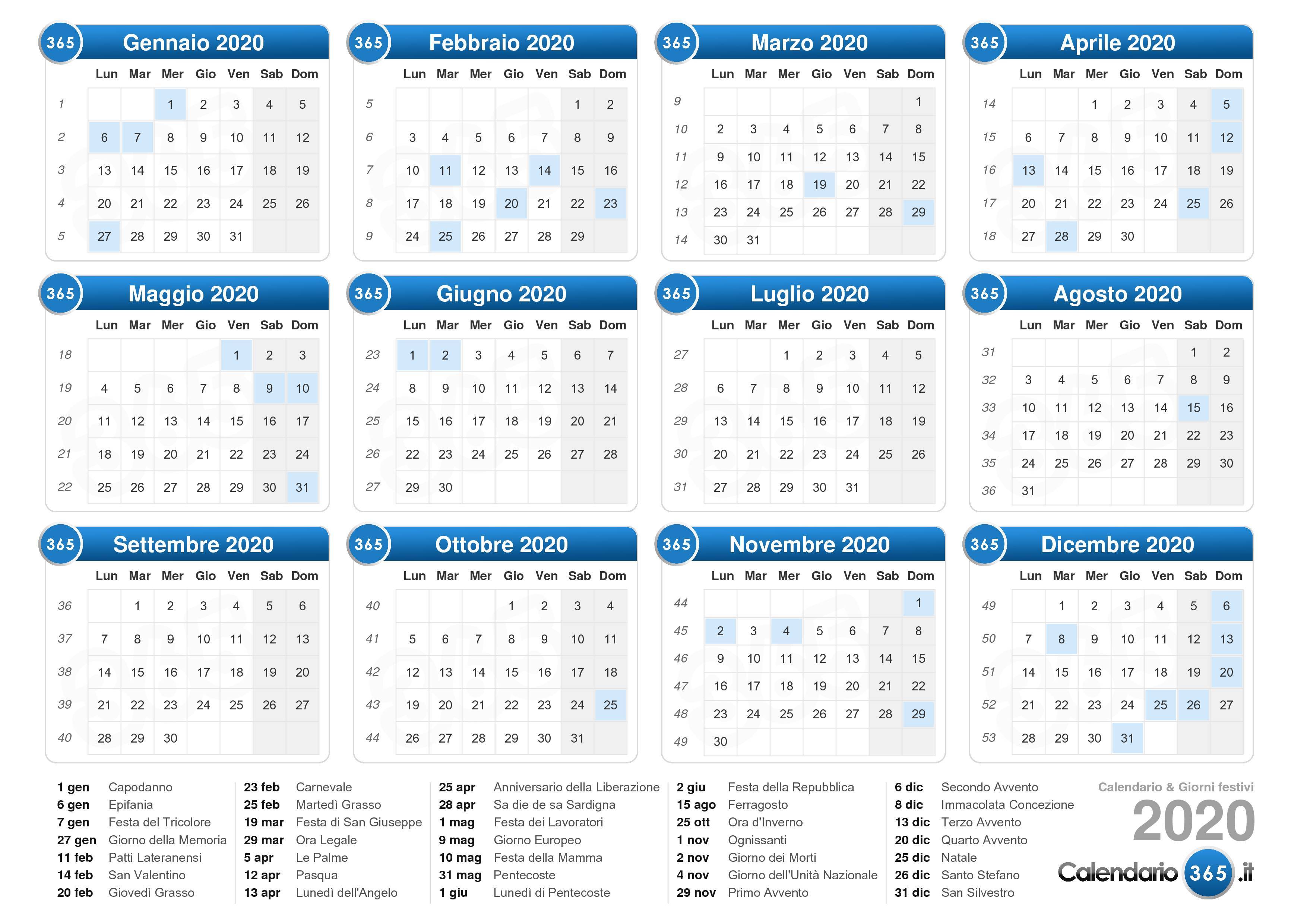 Calendario